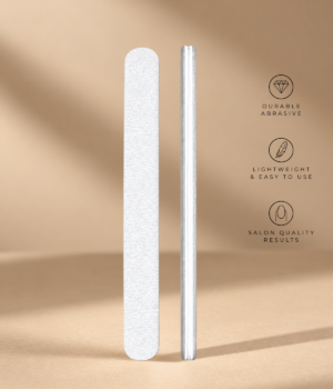 Λίμα Νυχιών White Straight