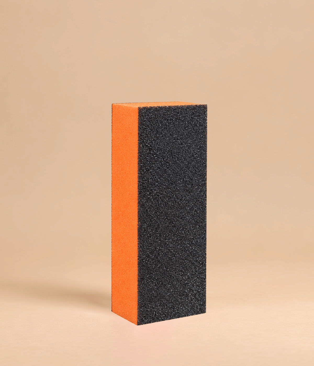 Professional Nail Buffer Block | black/orange