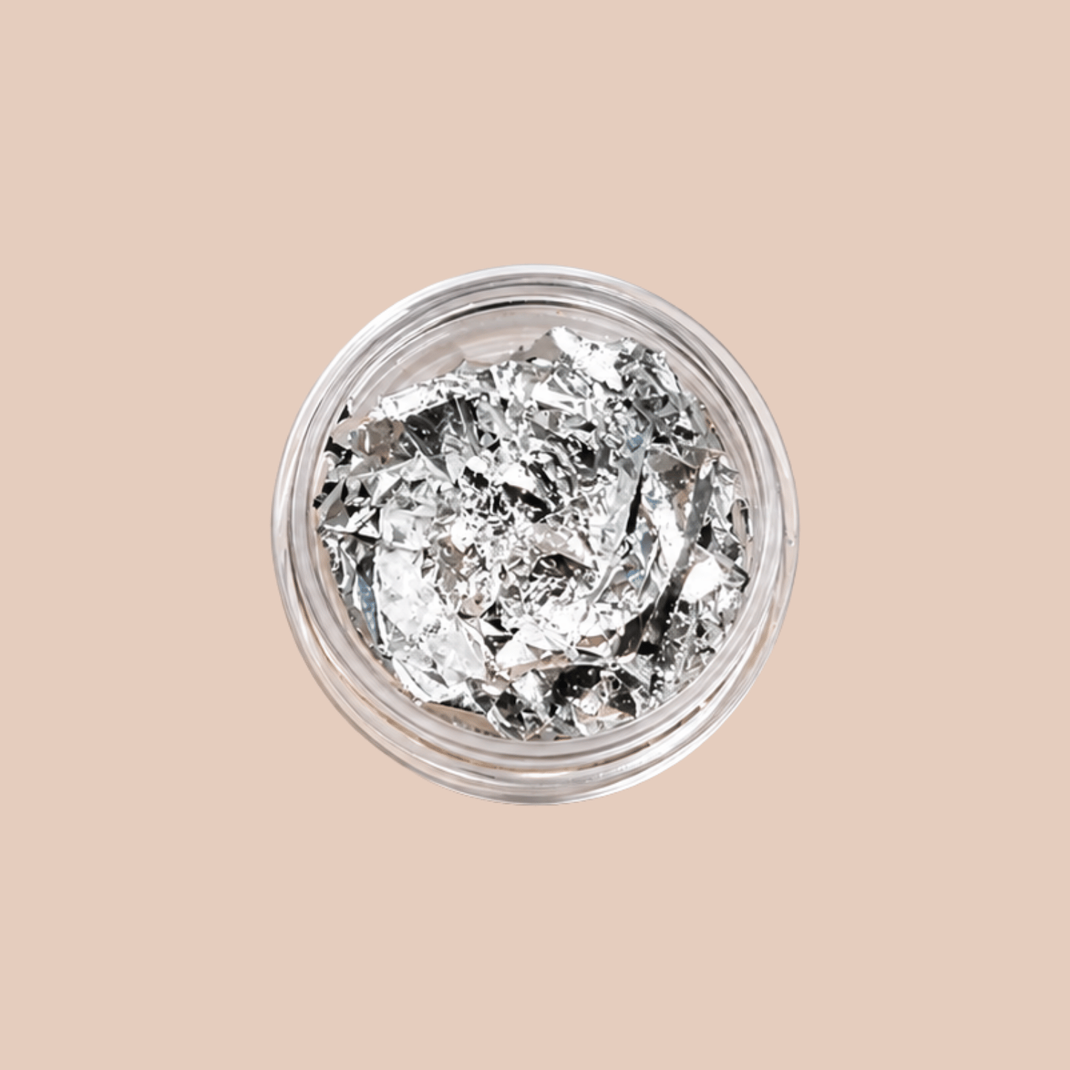 Φύλλα Μετάλλου για Εντυπωσιακό Nail Design | Ασημί