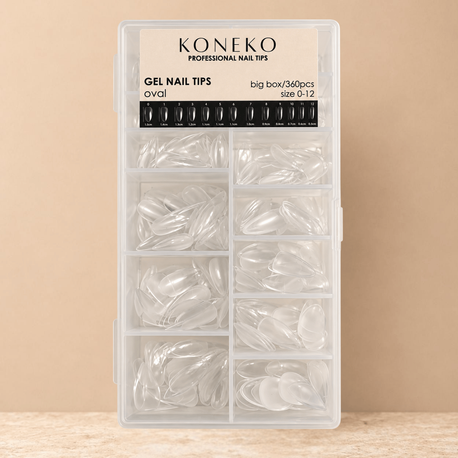 Koneko Beauty | Oval Gel Tips 360pcs