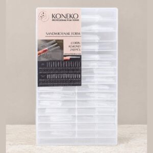 Sandwich Dual Forms Coffin/Almond 240τμχ | Koneko Beauty