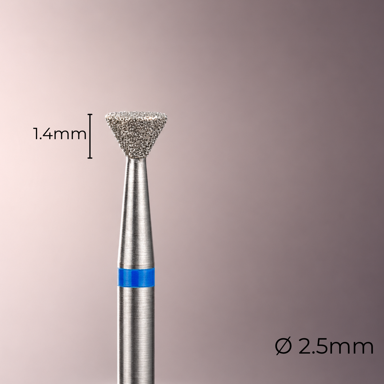 Διαμαντόφρεζα Ανάποδος Κώνος 2.5mm