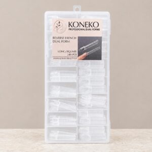 Reverse French Dual Forms Long/Square 240τμχ | Koneko Beauty