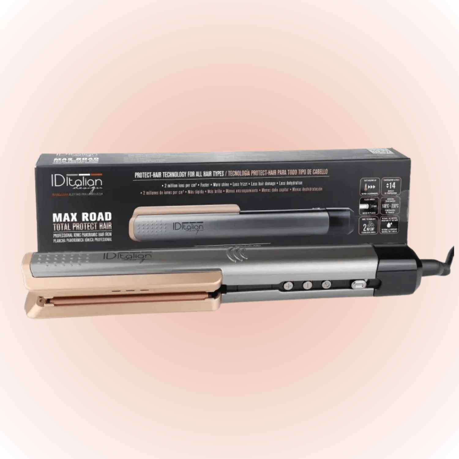 Ισιωτική Μαλλιών Max Road Total Protect Hair | Italian Design