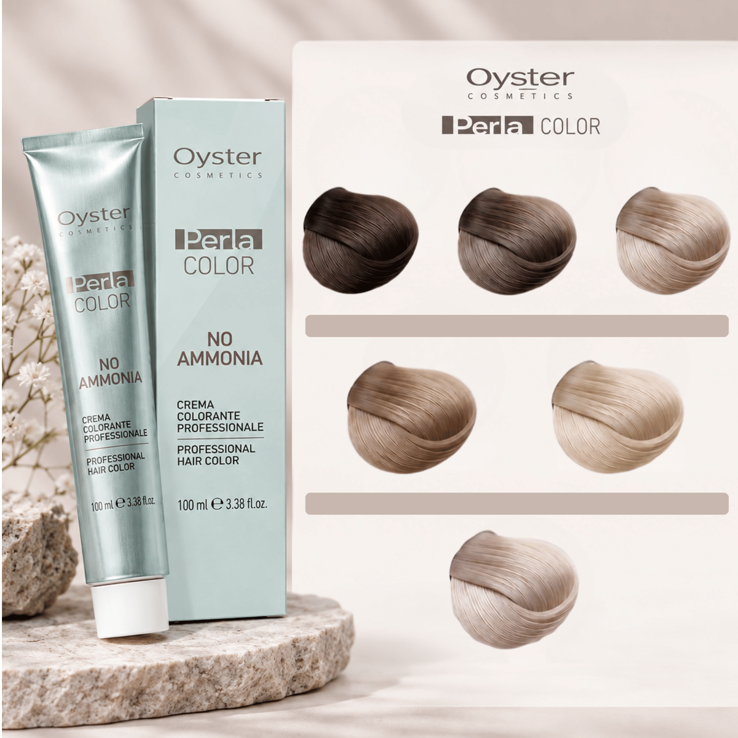 Oyster Perlacolor No Ammonia 100ml - Σαντρέ, Πέρλε & Ιριζέ