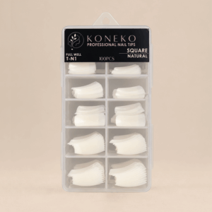 Koneko Beauty | Nail Tips Full Well (Διάφανο/Φυσικό)