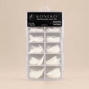 Koneko Beauty | Nail Tips Stiletto 100pcs (Διάφανο/Φυσικό)